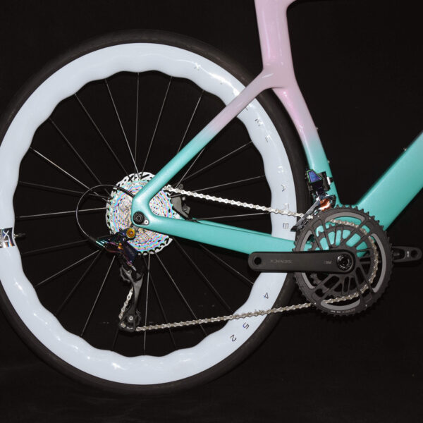 Meihanda road bike carbon wheel 700C wheelset disc brake drop bar axle 50mm thick carbon wheel