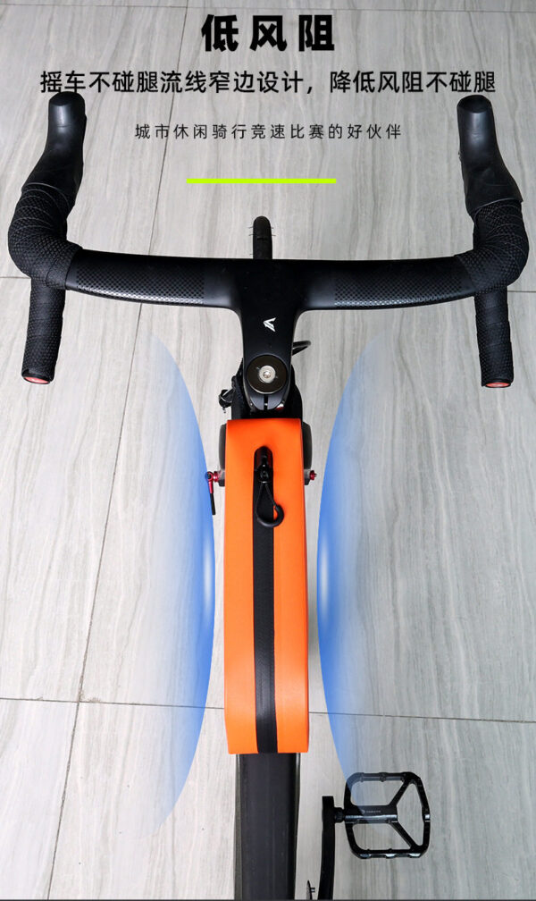 Front frame bag for bicycle