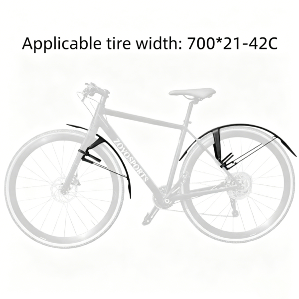 Gravel Road Bike with Full-Coverage Fenders