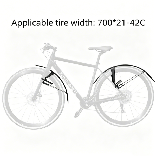 Gravel Road Bike with Full-Coverage Fenders