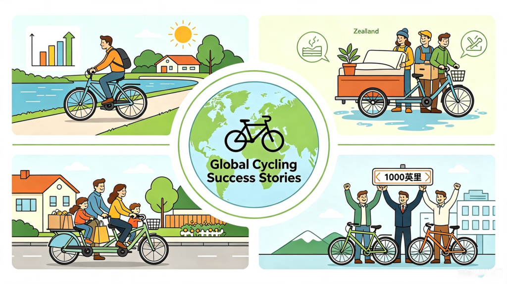 Inspiring Cycling Journeys Shared by Global Riders