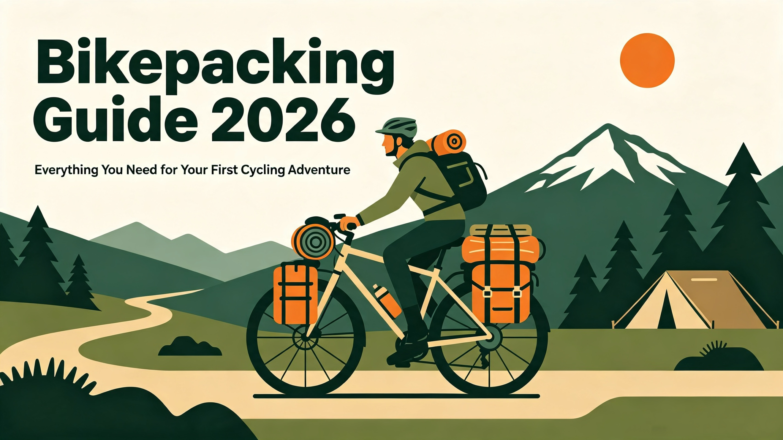 Bikepacking guide 2026 illustration